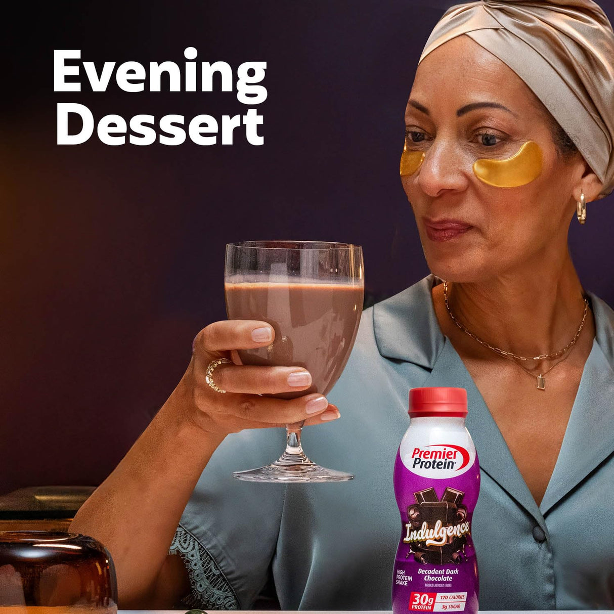 Premier Protein Indulgence Protein Shake, 30g Protein, 3g Sugar, Decadent Dark Chocolate, 11.5 fl oz, Pack of 12