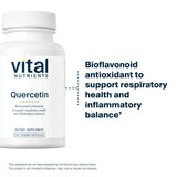 Vital Nutrients Quercetin | Vegan Quercetin Supplement with Bioflavonoids for Sinus, Respiratory, Heart, & Immune Function Support | Gluten, Dairy, Soy Free | 500mg | 100 Capsules