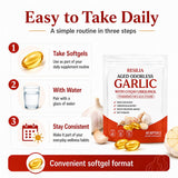 Resilia Aged Garlic Extract 600mg Softgels (60 Count), Daily Wellness Support Softgels for Adults