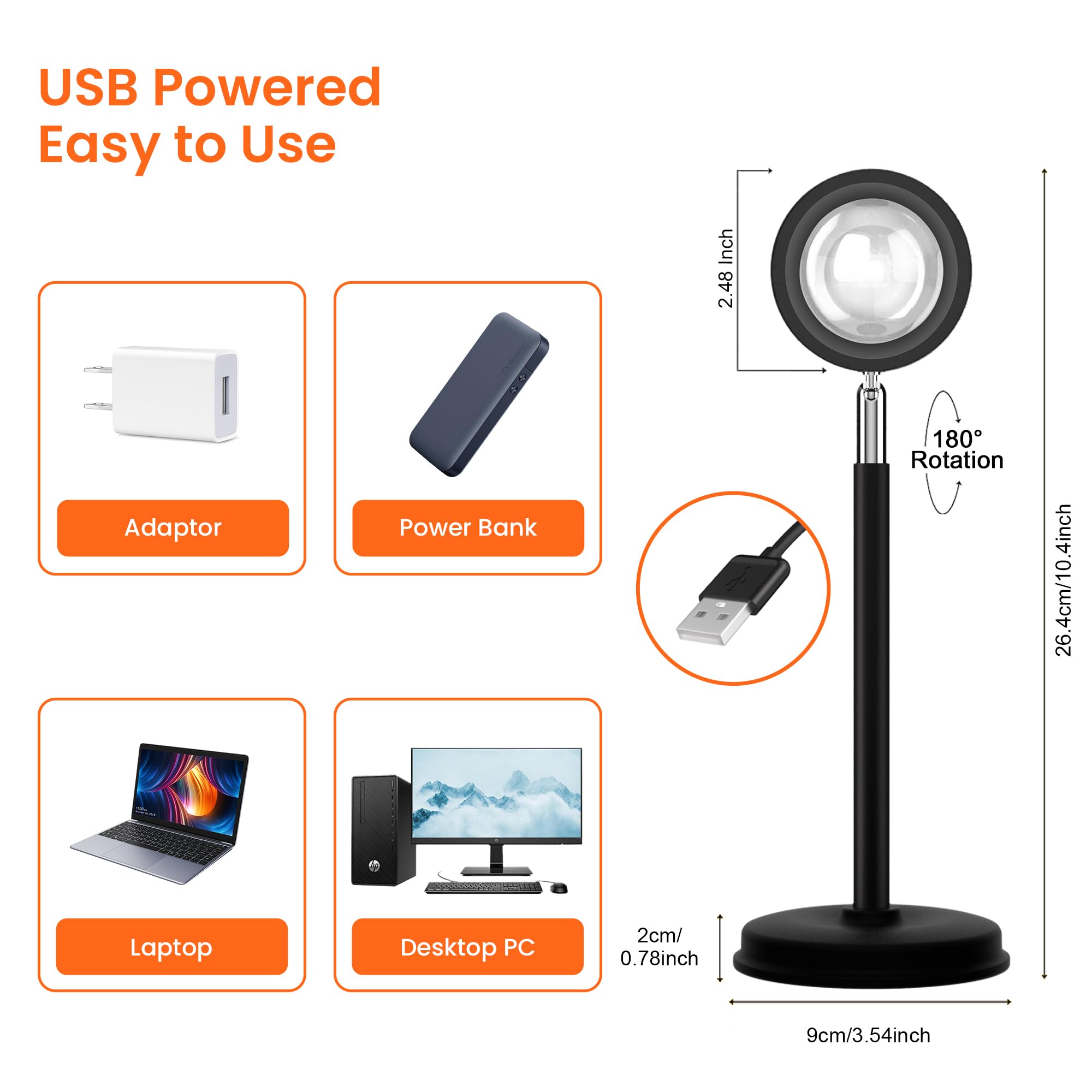 Tsrarey Sunset Lamp Projector - Thumbnail 3