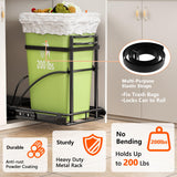 SPAXMAXTER Under Sink Trash Can Pull Out, Fits 7-13 Gal Heavy Duty Steel