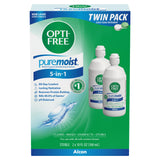 Opti-Free Puremoist Multi-Purpose Disinfecting Solution with Lens Case, 2 pack of 10 fl oz each