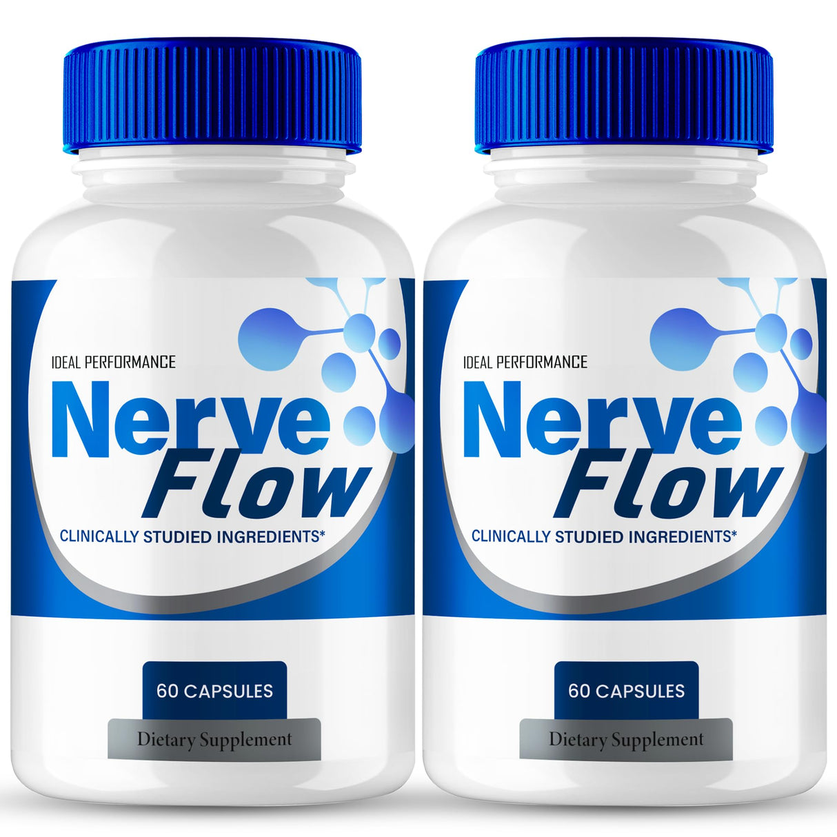Nerve Flow for Neuropathy Capsules, Nerve Flow Supplement Advanced Nerve Health Pills - Extra Strength All Natural Healthy Circulation & Stable Levels, Advanced NerveFlow Support Reviews (2 Pack)