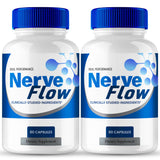 Nerve Flow for Neuropathy Capsules, Nerve Flow Supplement Advanced Nerve Health Pills - Extra Strength All Natural Healthy Circulation & Stable Levels, Advanced NerveFlow Support Reviews (2 Pack)