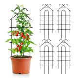 ARIFARO 4 Pack 40" Metal Garden Trellis for Climbing Plants Outdoor