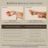 RIZILIA BLOSSOM Blue Sapphire CZ 18K White Gold Plated Tennis Bracelet