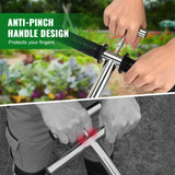 40 Inch Soil Sampler Probe, Stainless Steel Soil Core Sampling Tool with T-Handle, Heavy Duty Soil Probe for Lawn, Garden, Farm & Soil Testing