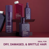 KEVIN.MURPHY YOUNG.AGAIN.WASH - Moisturising Shampoo - For Dry, Damaged & Brittle Hair - Hair Repair & Hydration - Amino Acids & Lotus Flower Extract - Sulphate & Paraben Free - 1 L / 33.8 fl oz