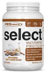 PEScience Select Multi-Purpose Unflavored Protein Powder, 27 Serving, Low Carb, Keto Friendly, and Gluten Free, Whey & Casein Blend for Baking and Smoothies