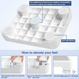 SOYO Mobility One Step Stool, Heavy Duty Indoor Outdoor Non-Slip Small Step Platform Assistive Device for Adult Elderly, Standing Support and Step Riser for Car, Bed, Door, Stair, Bathroom, White-Gray