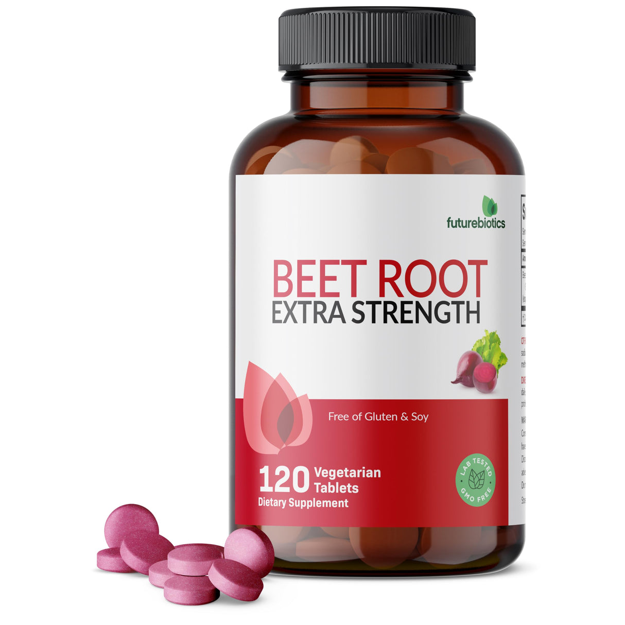Futurebiotics Beet Root Extra Strength, Non-GMO, 120 Vegetarian Tablets