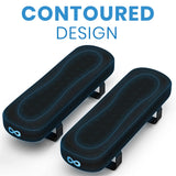 Everlasting Comfort Office Chair & Wheelchair Arm Pads - Cooling Memory Foam Arm Rest Cover for Desk, Gaming Chair, Wheelchair Armrest Pads