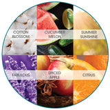 Fresh Products Eco Bowl Clip Air Freshener - Versatile Design Toilet & Trash Freshener - Chemical Free Natural Oils - Discreet - Lasts 30 Days - Made in USA - Variety Pack 6 pk