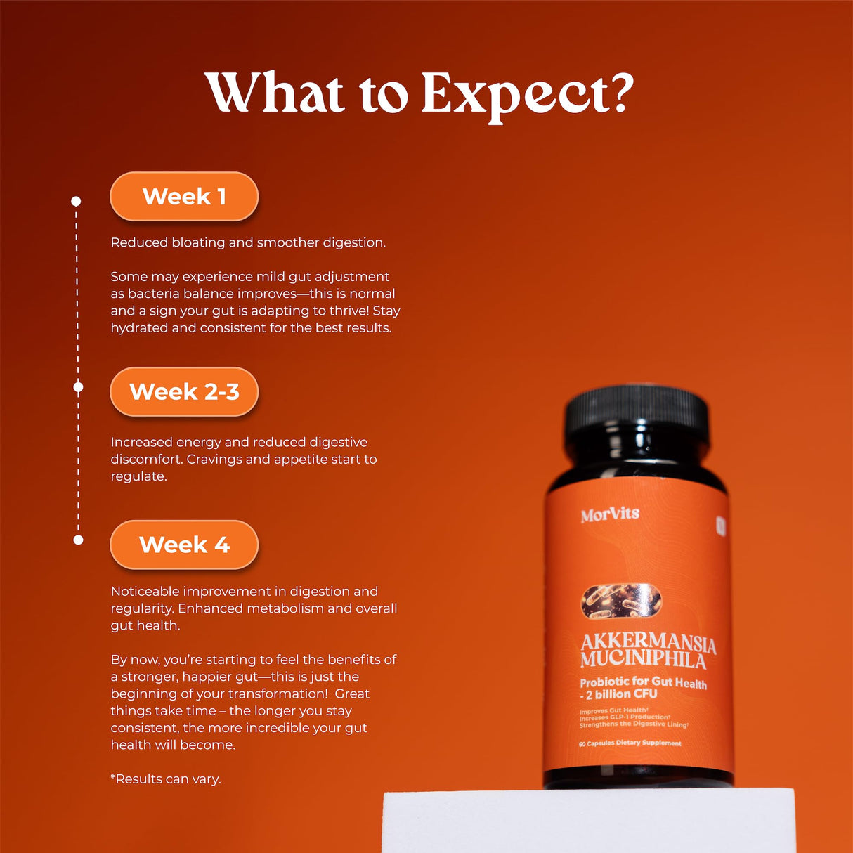 Akkermansia Probiotic | GLP-1 Supplement for Gut Health, Akkermansia Muciniphila, 2 Billion CFU Live Strain for Men & Women (60 Capsules, 1-Pack) - Inulin Prebiotic Fiber, Increases GLP1 Production