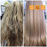 Clarifying Shampoo with Brazilian Keratin Treatment and Intensive Hair Mask KIT Tratamiento de Keratina Alisado 120ml. Packaging may vary.