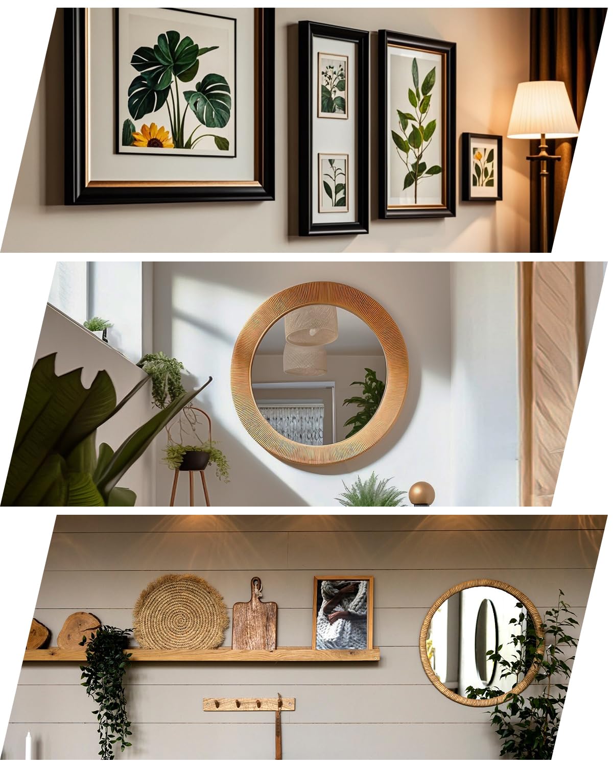 40Pcs Drywall Picture Hanger Claw: Holds Up to 40Lbs Easy Tool-Free Nail-Free Wall Hooks for Hanging Picture Mirror Photo Poster Kit - No Damage Heavy Duty Wall Hanger for Room Office Decor