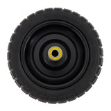 Gorilla Carts 4- Pack 10 Inch No-Flat Replacement Wheels, Heavy Duty Solid Tire - Airless Polyurethane Tires w/ 2.16” Hub, 5/8” Bore for Lawn & Garden Utility Cart and Hand Truck