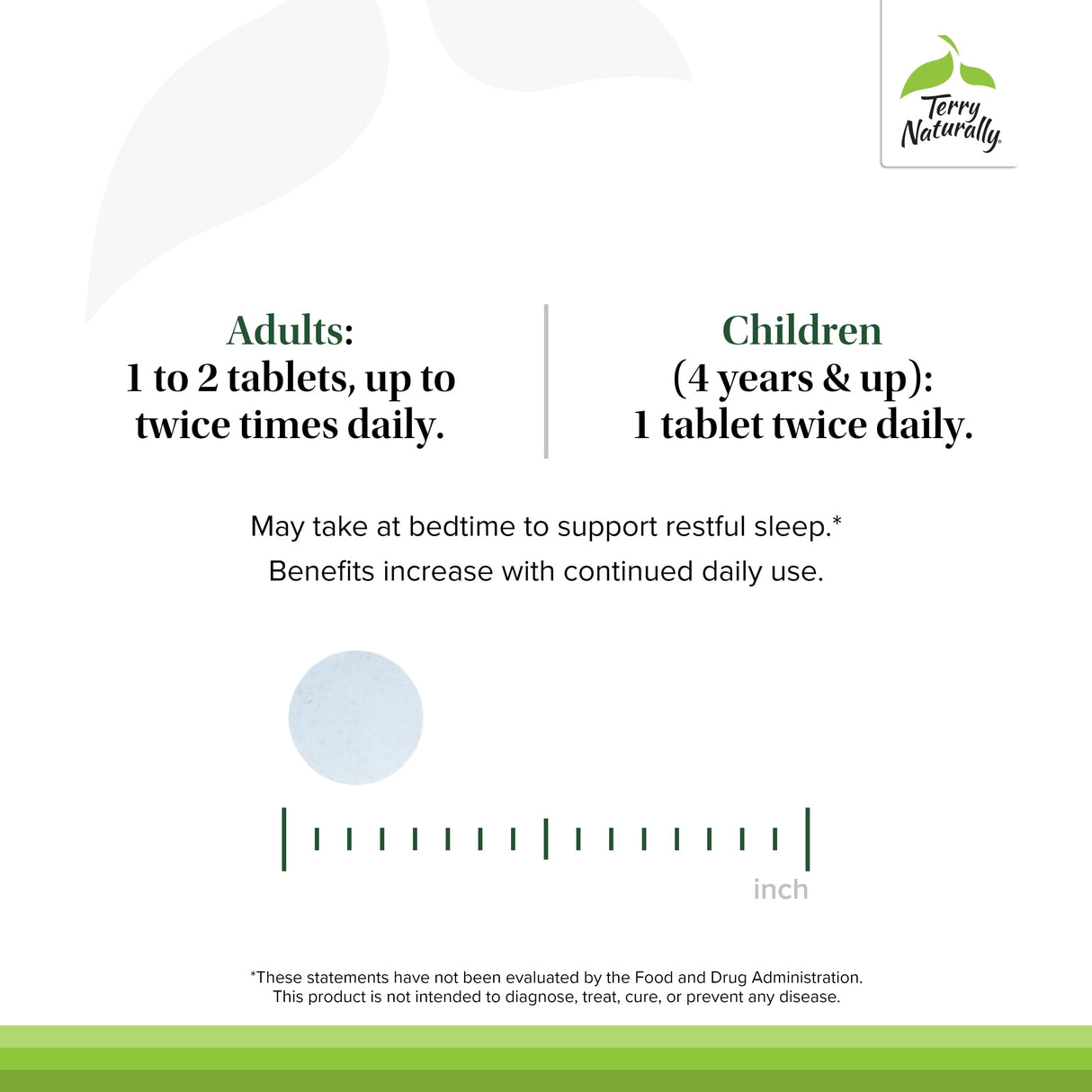 Terry Naturally AnxioCalm - 75 Tablets - Fast-Acting, Non-Drowsy, Non-Addictive Formula - Safe for Adults & Children 4+ Years - Non-GMO - 37 Servings