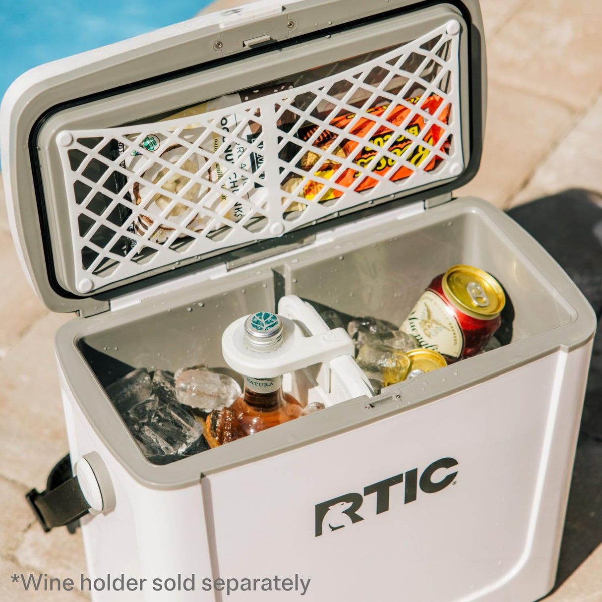 RTIC 16 QT Road Trip Cooler Freezable Divider Insert Accessories Perfect for Organization, 16 QT.