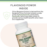 Citrus Bergamot Supplement, 1000mg, 60 Capsules - Supports Healthy Cholesterol & Triglyceride Levels - 1,000mg Servings (Bergamonte Standardization) by Double Wood