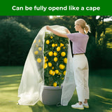 6.4'x6.4' Fruit Tree Netting with 2-Way Zipper & Drawstring (2 Pack)