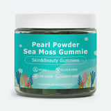 KLUNIZ Sea Moss Gummies, Balmbare Sea Moss and Pearl Powder Glow Gummies, Organic Irish SeaMoss Supplement with Vitamin C, Vitamin E, Aloe Vera, Pearl Powder, 60 Count