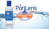 Purilens Plus Preservative-Free Contact Lens Saline 120ml (4 fl. oz.) 12 Pack