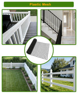 Chicken Wire Fencing - Plastic Chicken Wire Mesh Fence Netting for Garden