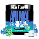 Animal Creatine Chews – Enhanced Creatine Monohydrate Chewable Tablets with AstraGin & Sea Salt, Max Absorption Pre Post-Workout, Lean Muscle Growth, Strength & Recovery, New Flavor Candy Crush’d