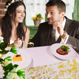 Snowkingdom Glitter Metallic Gold Table Runner 11 Inch x 100 Feet Thin Mesh Sparkle Runner Roll Table Decorations for Wedding Bridal Shower, Baby Shower, Christmas, Birthday Party