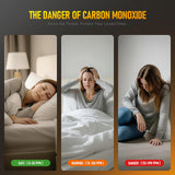 2 Packs Carbon Monoxide detectors Plug in Wall, FayLuron Portable Carbon Monoxide Detector for Travel with Temperature & Humidity Display, Carbon Monoxide Alarm for Home/Hotel/RV