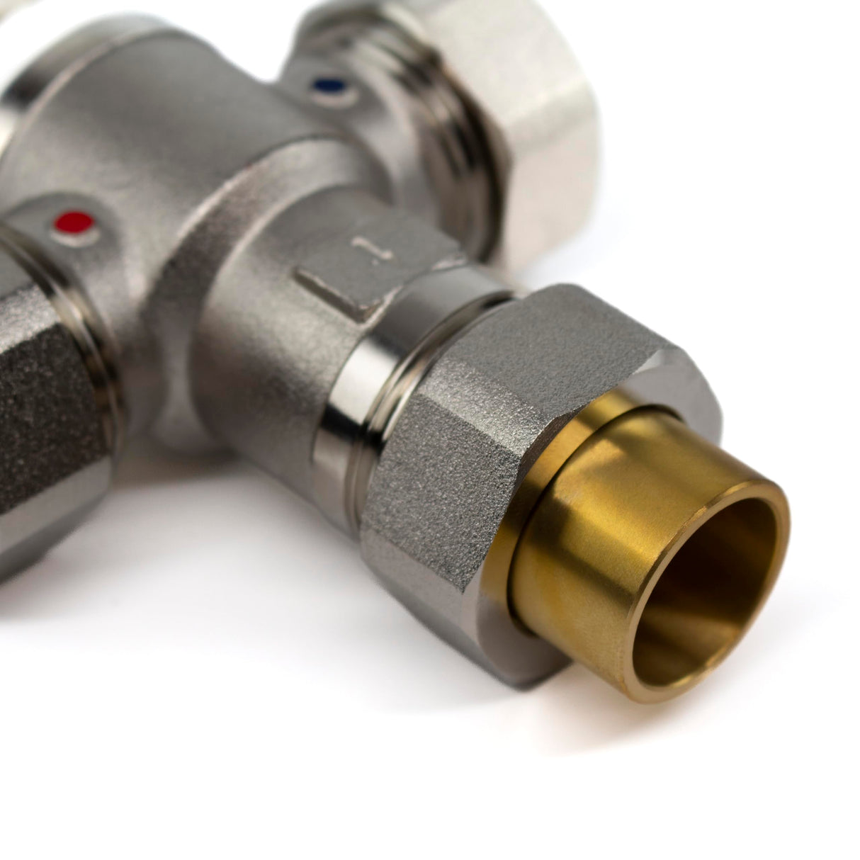 Kudos-Trading - Bastion 22mm Heatguard UFH Blending Valve for Lowering The Water Temperature Required with Water Based Underfloor Heating Systems Thermostatic Mixing Valve for Domestic Hot Water.
