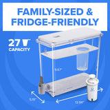 Brita UltraMax Large Water Dispenser with 1 BritaPlus Filter, 27 Cup, White (Package May Vary)