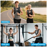 Ragebby Weighted Vest, 20lb for Men, Women with Reflective Stripe, Weight Vests Adjustable for Workout, Strength Training, Running, Fitness, Muscle Building, Weight Loss