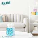 Amazon Brand - Presto! Ultra-Soft 3-Ply Premium Facial Tissues, 1188 Count (18 Packs of 66), (Packaging May Vary)