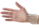 CARE PLUS Vinyl Gloves Clear Extra Large Size 200 Count | Heavy Duty, Non-Sterile, Powder-Free, Latex-Free Rubber | Food Prep, Kitchen & Cleaning Gloves, Ideal for Professional Use