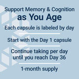 Life Extension Memory Protect, Lithium, colostrinin Milk peptides, Memory and Cognitive Health Support, Gluten-Free, Non-GMO, 12 colostrinin-Lithium (C-Li) Capsules, 24 Lithium (Li) Capsules