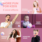 YLL Karaoke Machine for Kids Adults, Birthday Gifts for Girls 3-12 Year Old