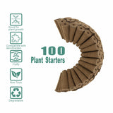 lukandafi Grow Sponges 100 Pack, Hydroponics Sponge Compatible with Aerogarden, iDOO