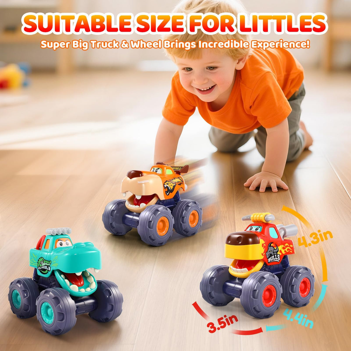 OCATO Cars Toys for 1 Year Old Boy Gifts First Birthday Gifts for Boys