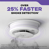 Kidde Hardwired Smoke & Carbon Monoxide Detector for Home, Voice Alerts, 2 AA Battery Backup, 3-Pack