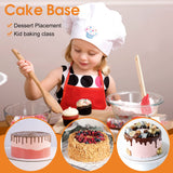 80-Pack Cake Boards 10 inch Round White Cake Circles Rounds Base Food-Grade Cardboard Cake Board for Cakes, Christmas, Bread, Desserts（Thin and strong）