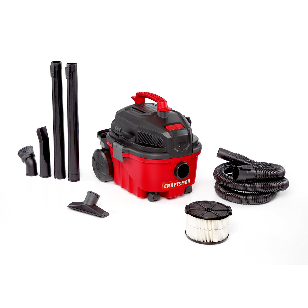 CRAFTSMAN CMXEVBE17040 4 Gallon 5.0 Peak HP Wet Dry Shop Vacuum