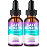 Gut Drops Advanced with Pumpkin Seeds Extract, Gut Drops Advanced Reviews, GutDrops Supplement Liquid Droppers, Maximum Strength, All-Natural Liquid Formula to Maintain Healthy Body, Energy (2 Pack)