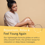 Ylang Ylang + Ginger Lymphatic Drainage Massage Oil – with Collagen & Stem Cells for Circulation, Detox & Cellulite Removal – Body Oil for Muscle Relief, Skin Firming & Relaxation – 8oz by M3 Naturals