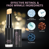 VELAMO ADVANCED Retinol Eye Stick: Retinol Eye Cream for Dark Circles and Puffiness with 1% Bakuchiol and Caffeine - Visibly Reduces Fine Lines Wrinkles Under Eye Bags with Upgraded Formula 0.1 OZ/3g