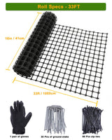 Chicken Wire Fencing - Plastic Chicken Wire Mesh Fence Netting for Garden