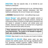 XYMOGEN Adrenal Manager Supplement - Energy, Stress Response + Adrenal Gland Support - with L-Tyrosine, Zinc Chelate, VIT B6, Magnesium, Pantothenic Acid, Rhodiola Rosea (120 Capsules)