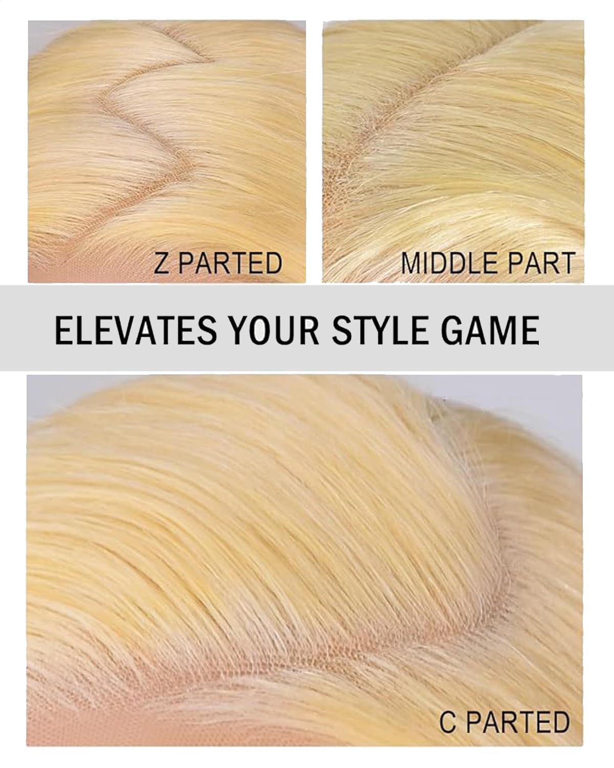 HUG MEET 30 Inch 613 13x6 Lace Front Wig Human Hair 200 Density 613 Lace Front Wig Human Hair Body Wave Blonde Wig Pre Plucked With Baby Hair(30 Inch)