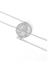 ASHINE Necklaces for Women Dainty 925 Sterling Silver Box Chain 1mm